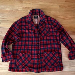 Light Flannel mens plaid jacket